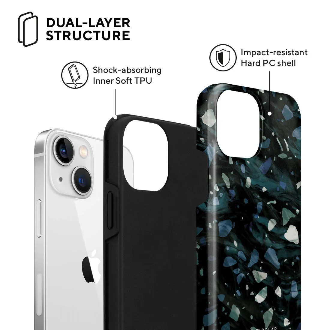 Nordic Terrazzo Gem - iPhone 13 mini Case