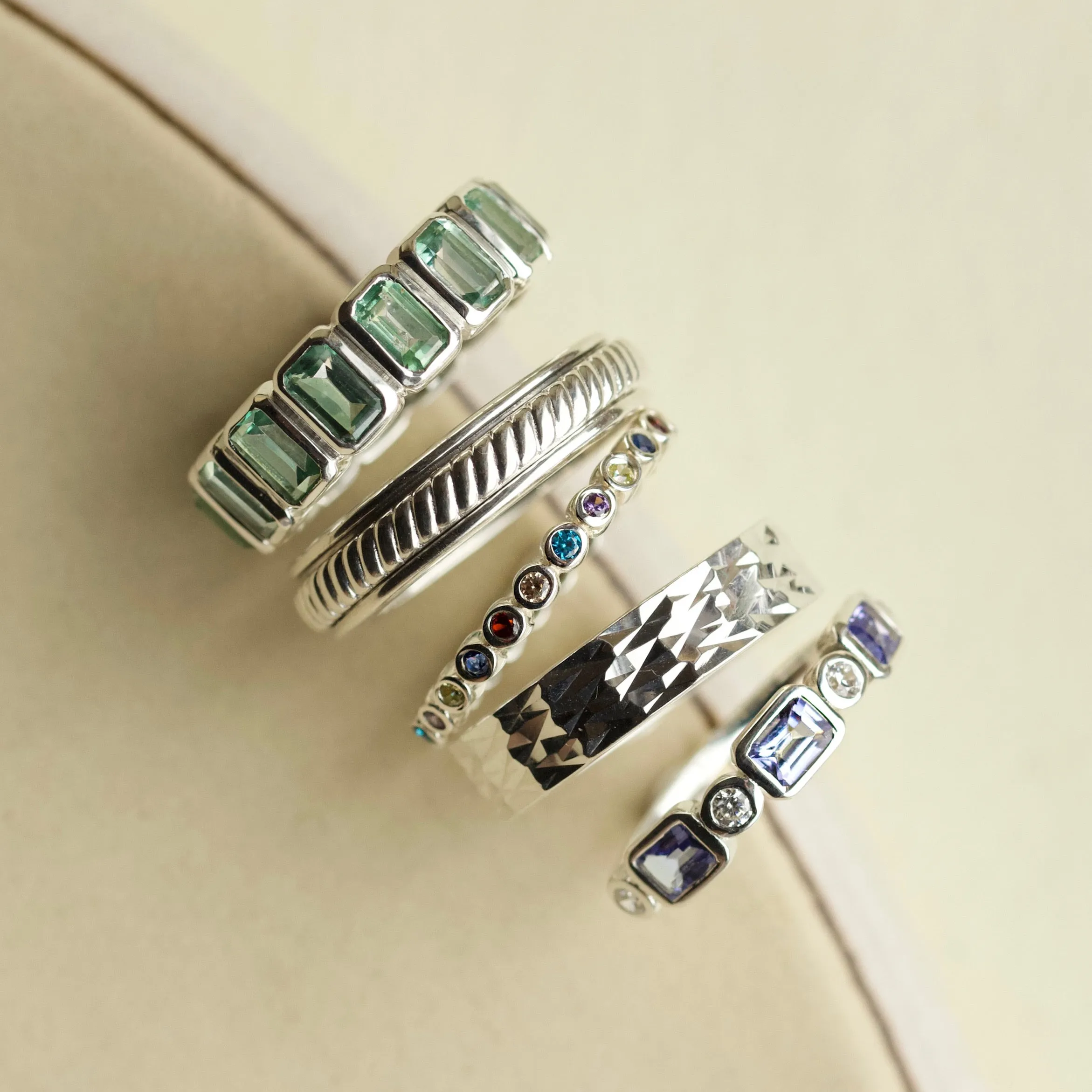 Northern Lights Eternity Ring