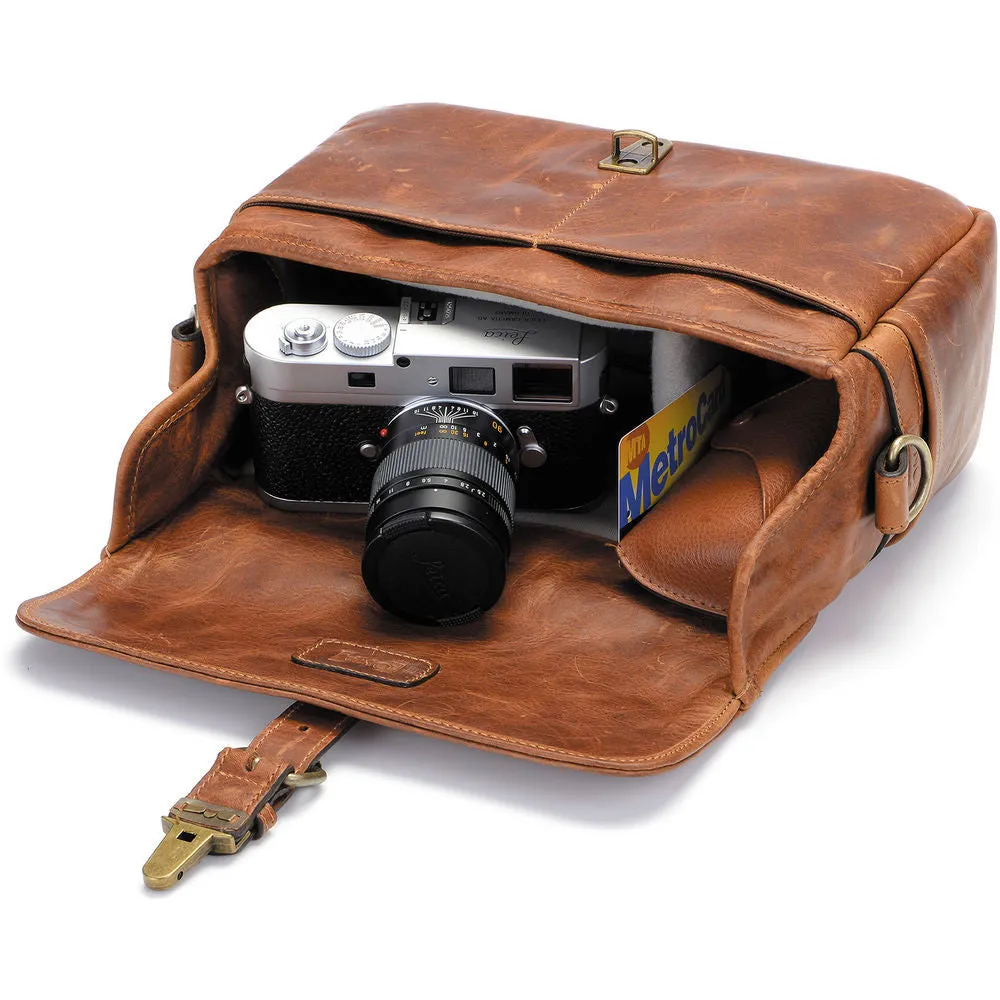 ONA Leather Bowery Antique Cognac Messenger Bag