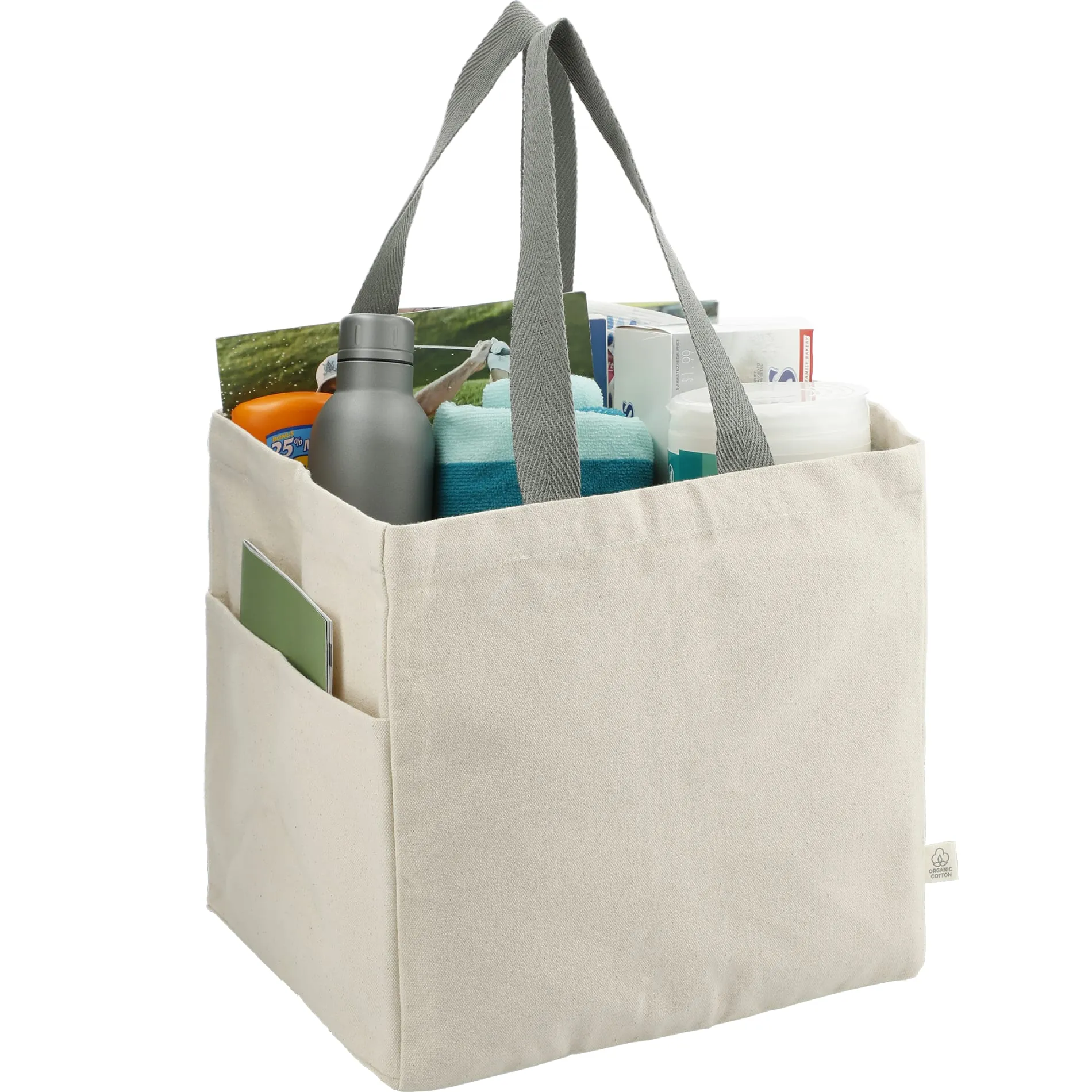 Organic 14oz Cotton Shopper Tote