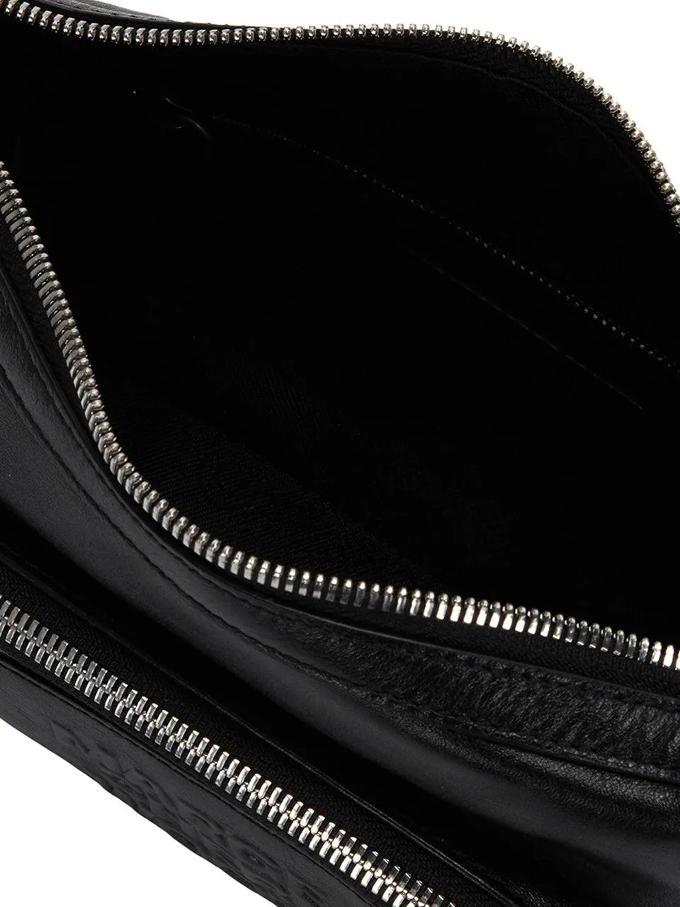 OUTPOCKET HOBO MINI black glossy plain bag