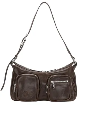 OUTPOCKET HOBO washed brown pull-up