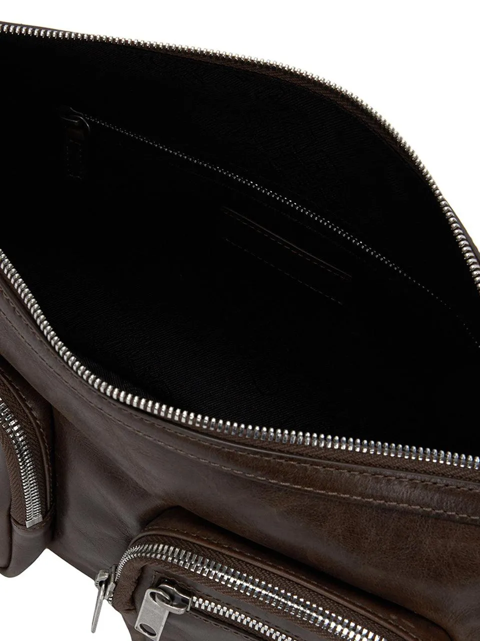 OUTPOCKET HOBO washed brown pull-up