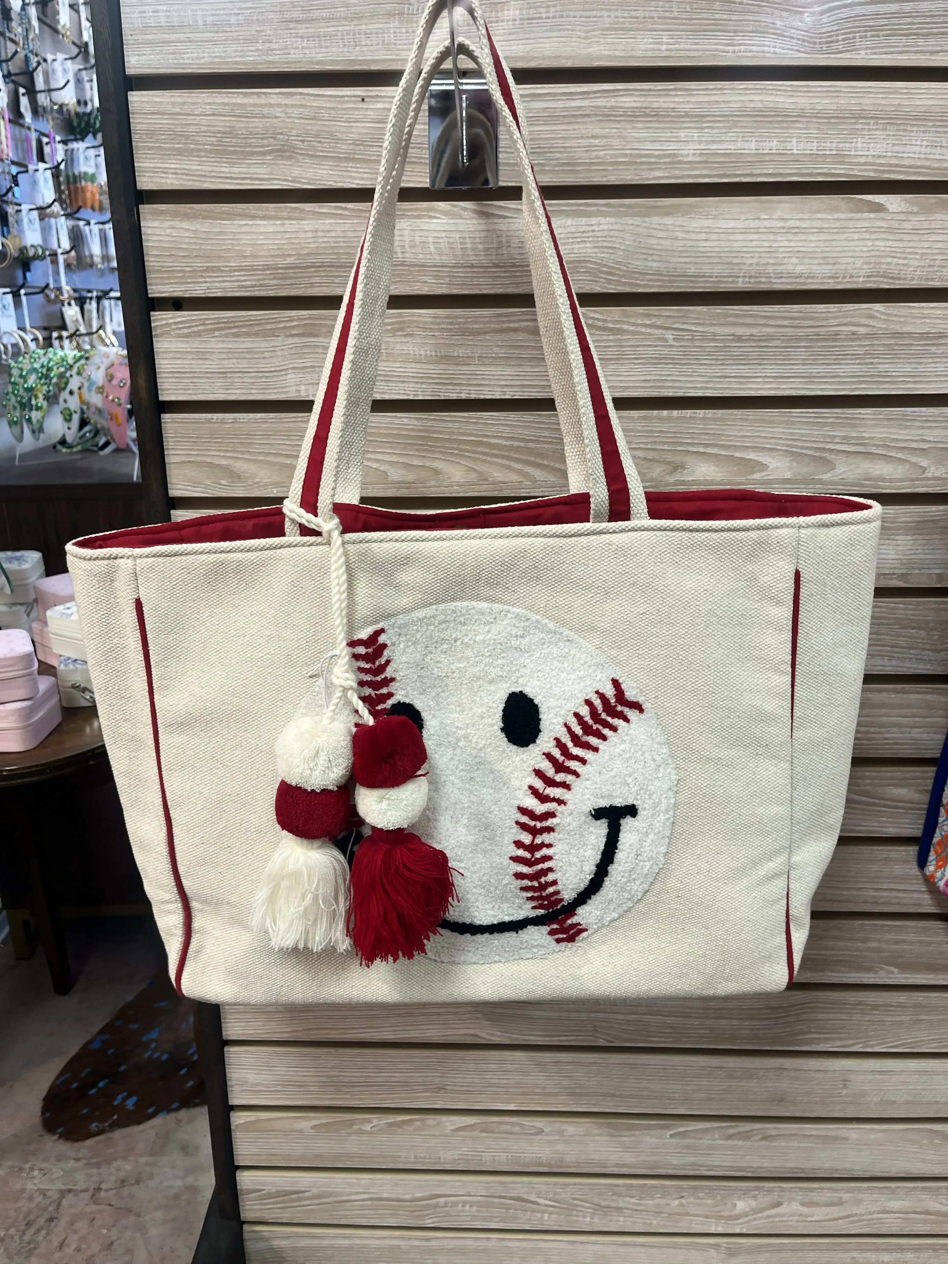Oversized Tasseled Tote Bag