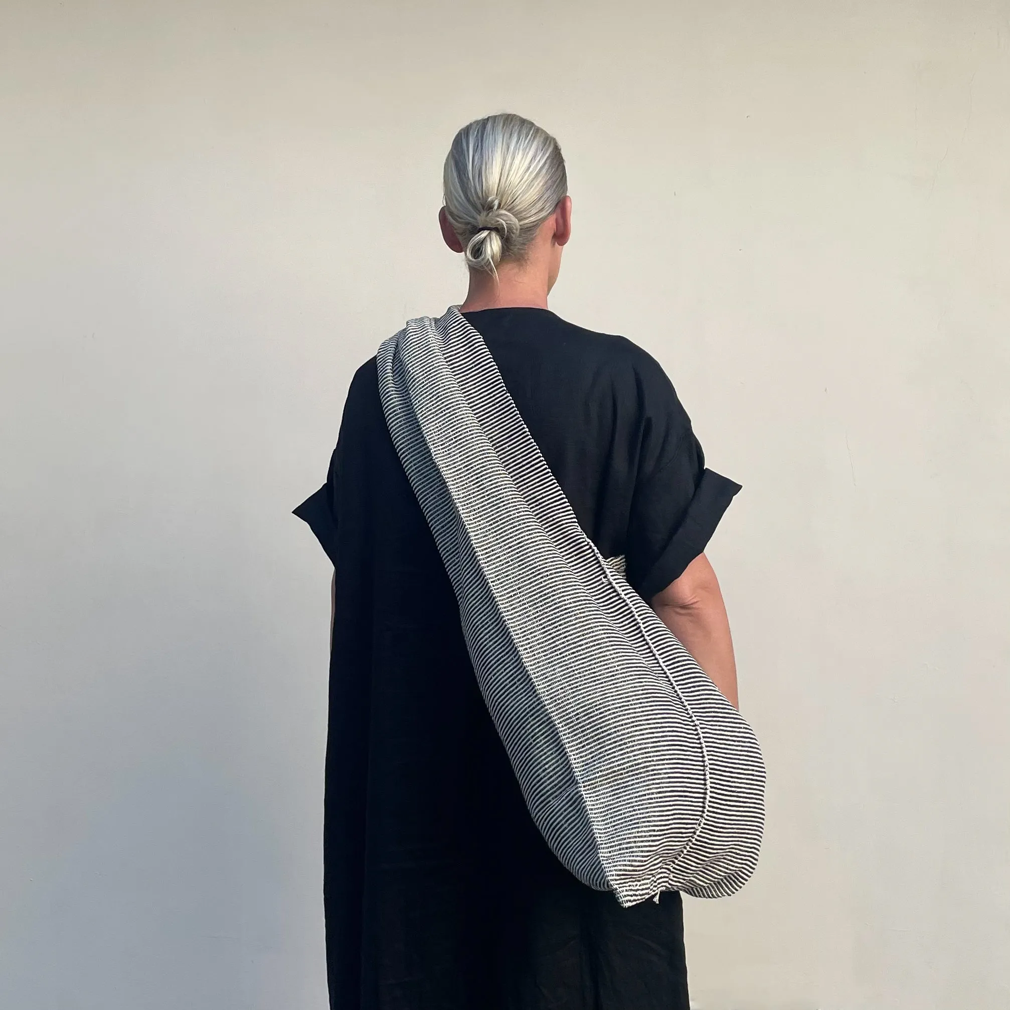 Oversized Tote Thin Stripe