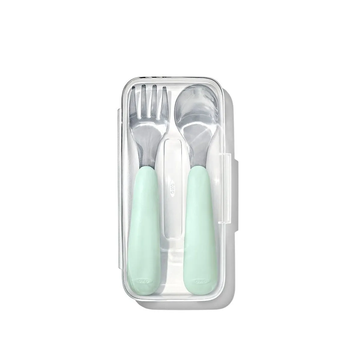 Oxo Tot On-the-Go Fork and Spoon Set (Opal)