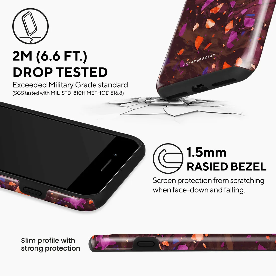 Paprika Terrazzo Gem - iPhone 8 Plus/7 Plus Case