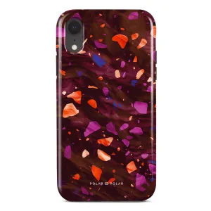 Paprika Terrazzo Gem - iPhone XR Custom Case