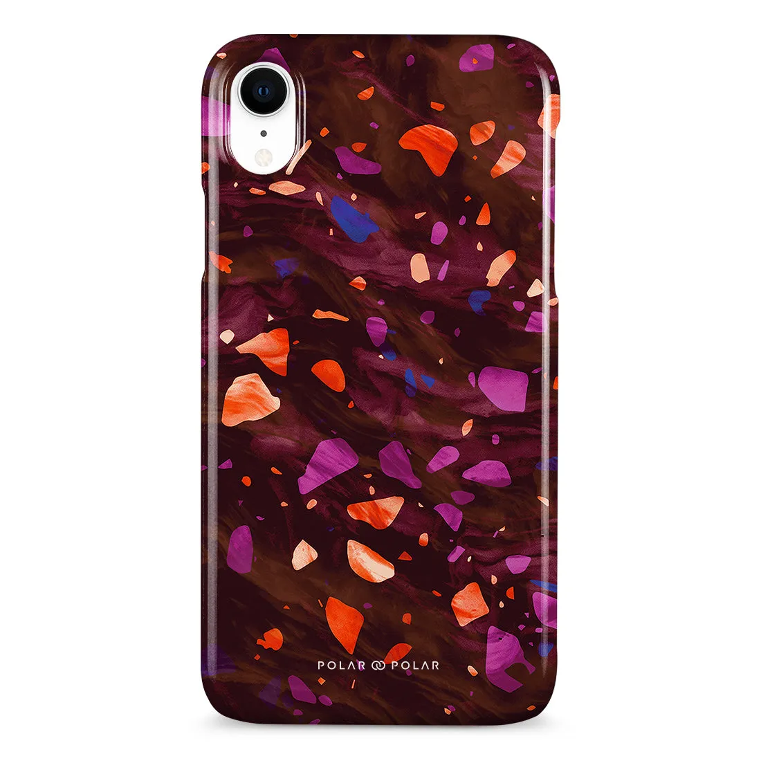 Paprika Terrazzo Gem - iPhone XR Custom Case