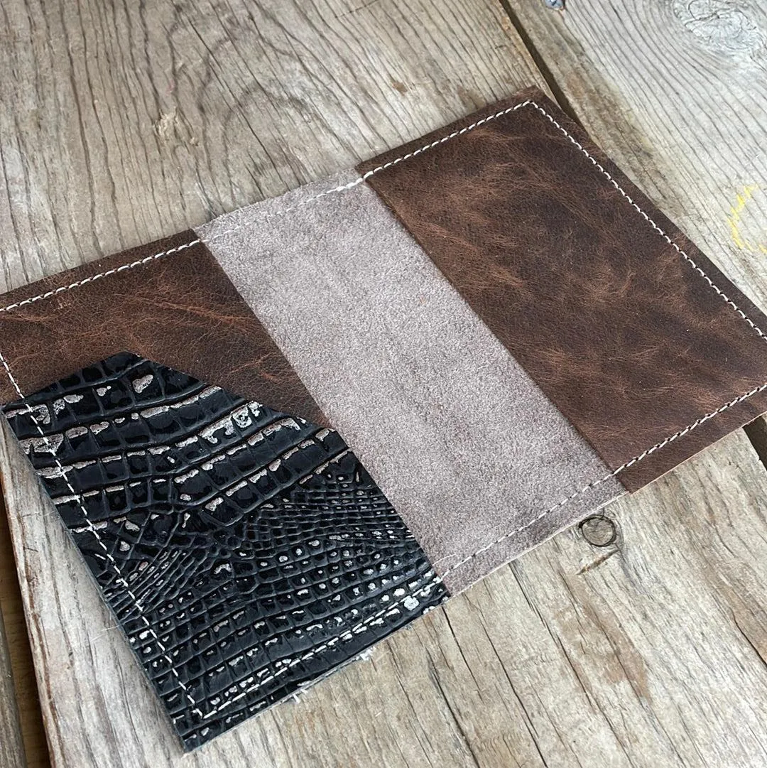 Passport Cover - C&W Acid w/ Black Croc