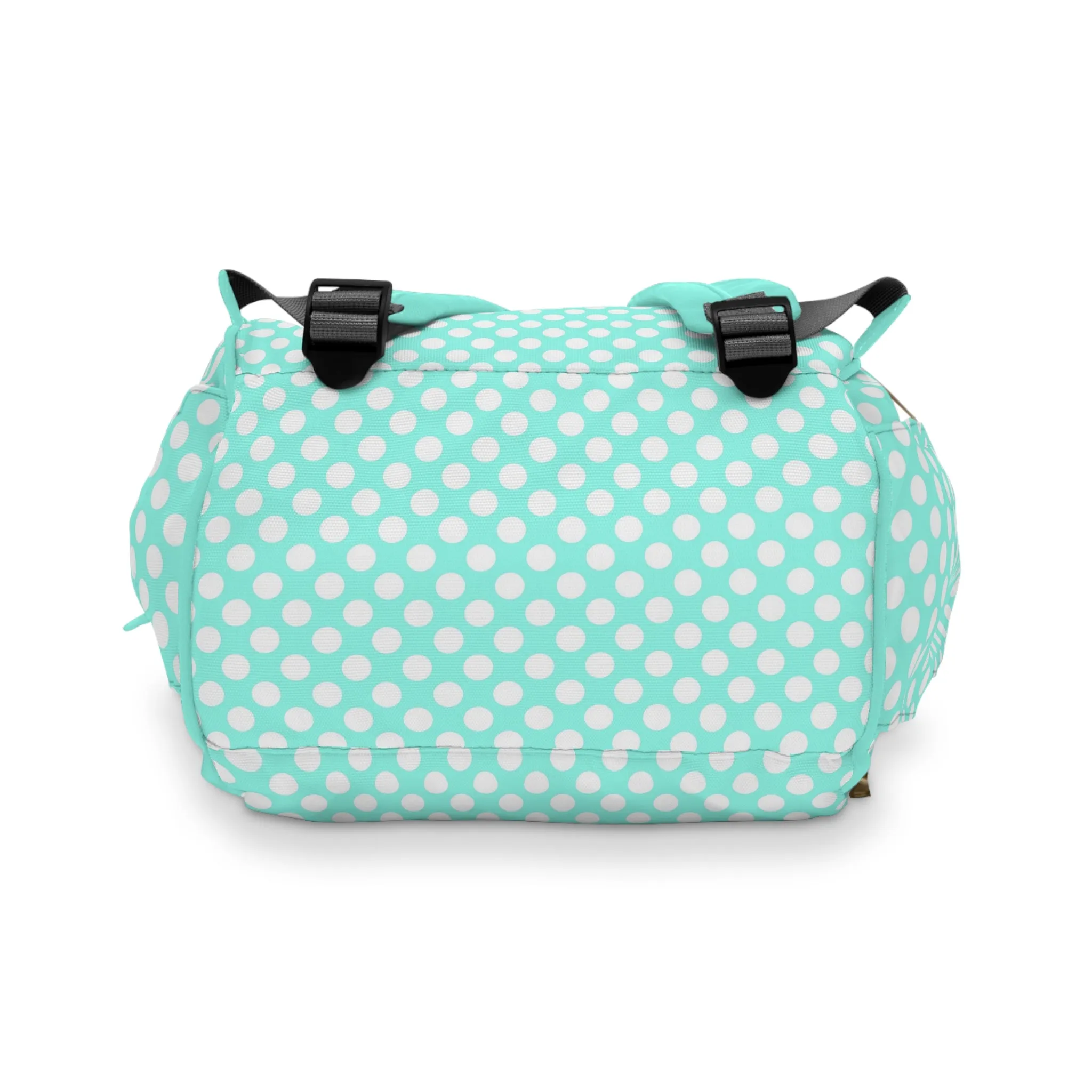 Pastel Polka Dot Diaper Backpack - Stylish & Multifunctional Baby Bag with Polka Dot Patterns, Perfect for Trendy Parents