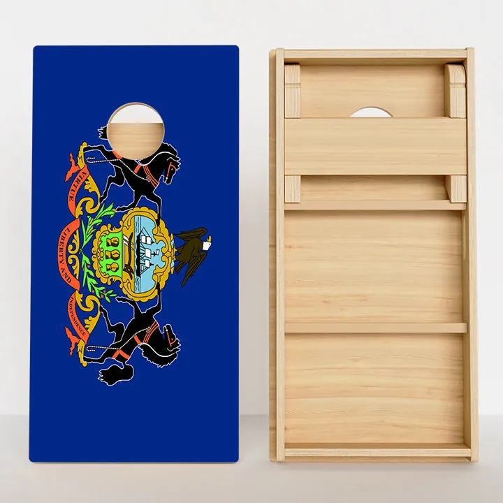 Pennsylvania Flag Professional Cornhole Boards