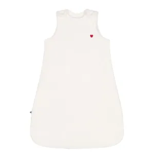 Petit Bateau Baby White Heart Sleeping bag