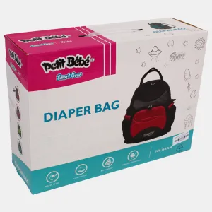 Petit Bebe Smart Gear Diaper Bag – Red