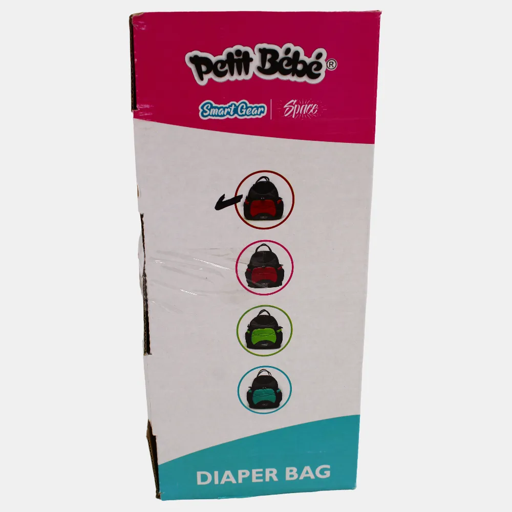 Petit Bebe Smart Gear Diaper Bag – Red