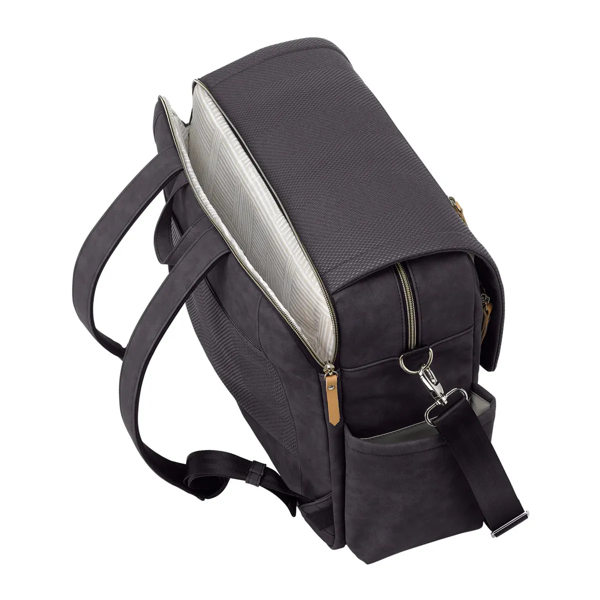 Petunia Pickle Bottom Boxy Backpack Deluxe (Carbon Cable Stitch)