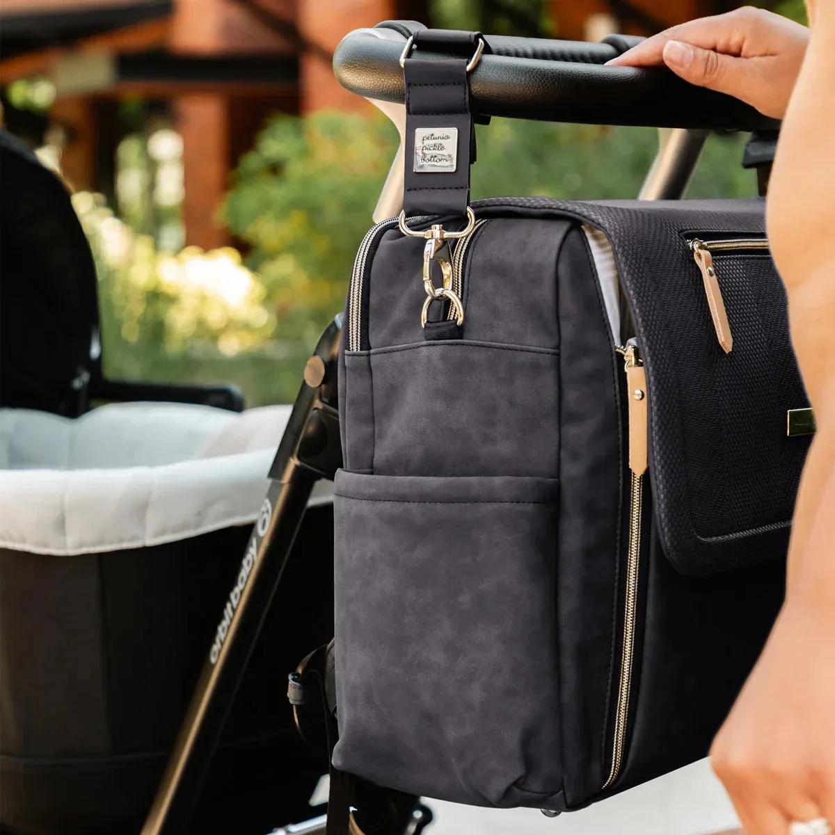 Petunia Pickle Bottom Boxy Backpack Deluxe (Carbon Cable Stitch)