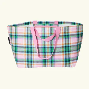 Plaid Oversize Tote