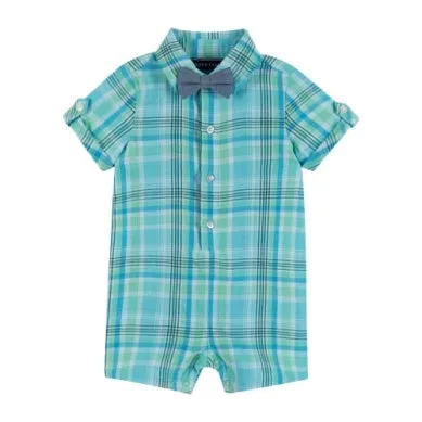Plaid Poplin ShirtALL - Blue & Green