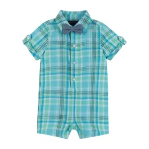 Plaid Poplin ShirtALL - Blue & Green
