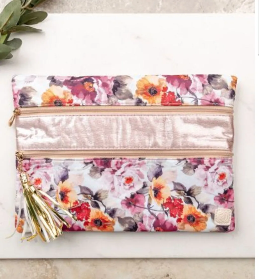 Pocketful of Posies Double Zipper Versi Bag