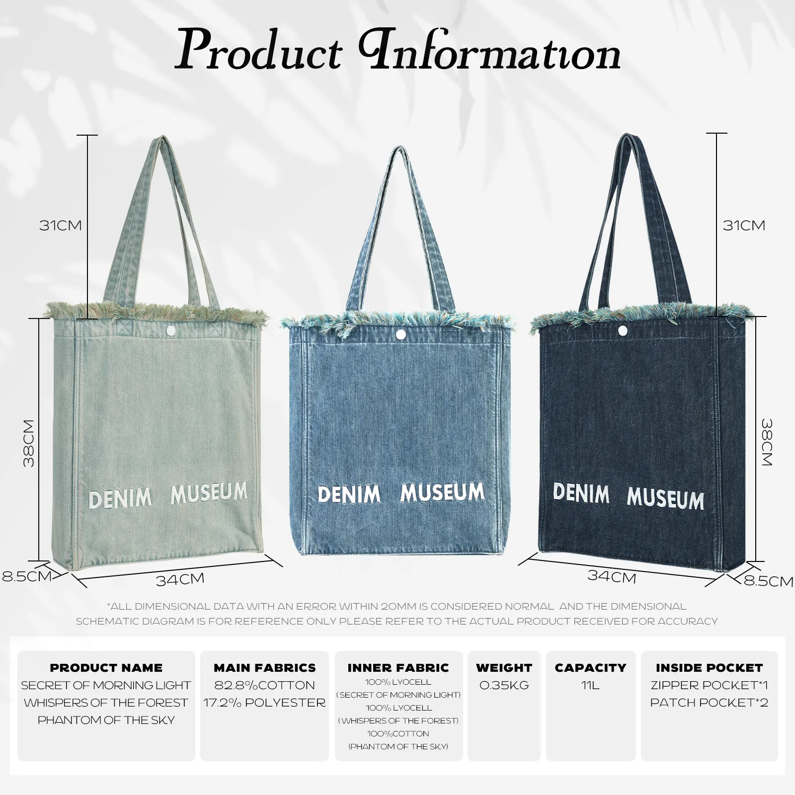 Premium Green Yarn Fringe Boho Designer Women Purse, 2025 Summer Lightweight Foldable Large Denim Tote Bag with Pockets