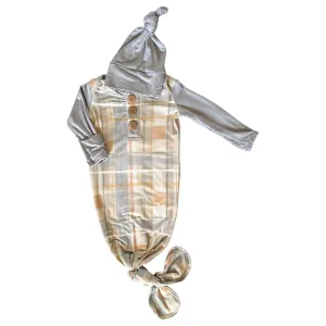 Preston Plaid Gown & Hat