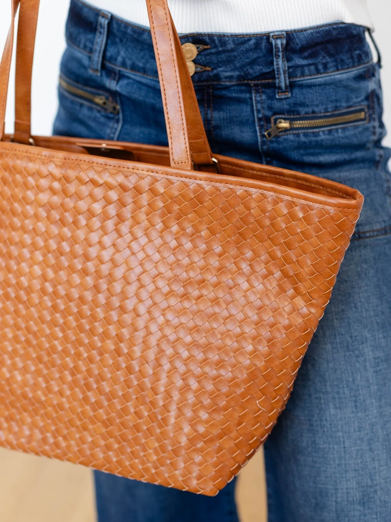 Pretty Simple Woven Tiffany Organizer Tote