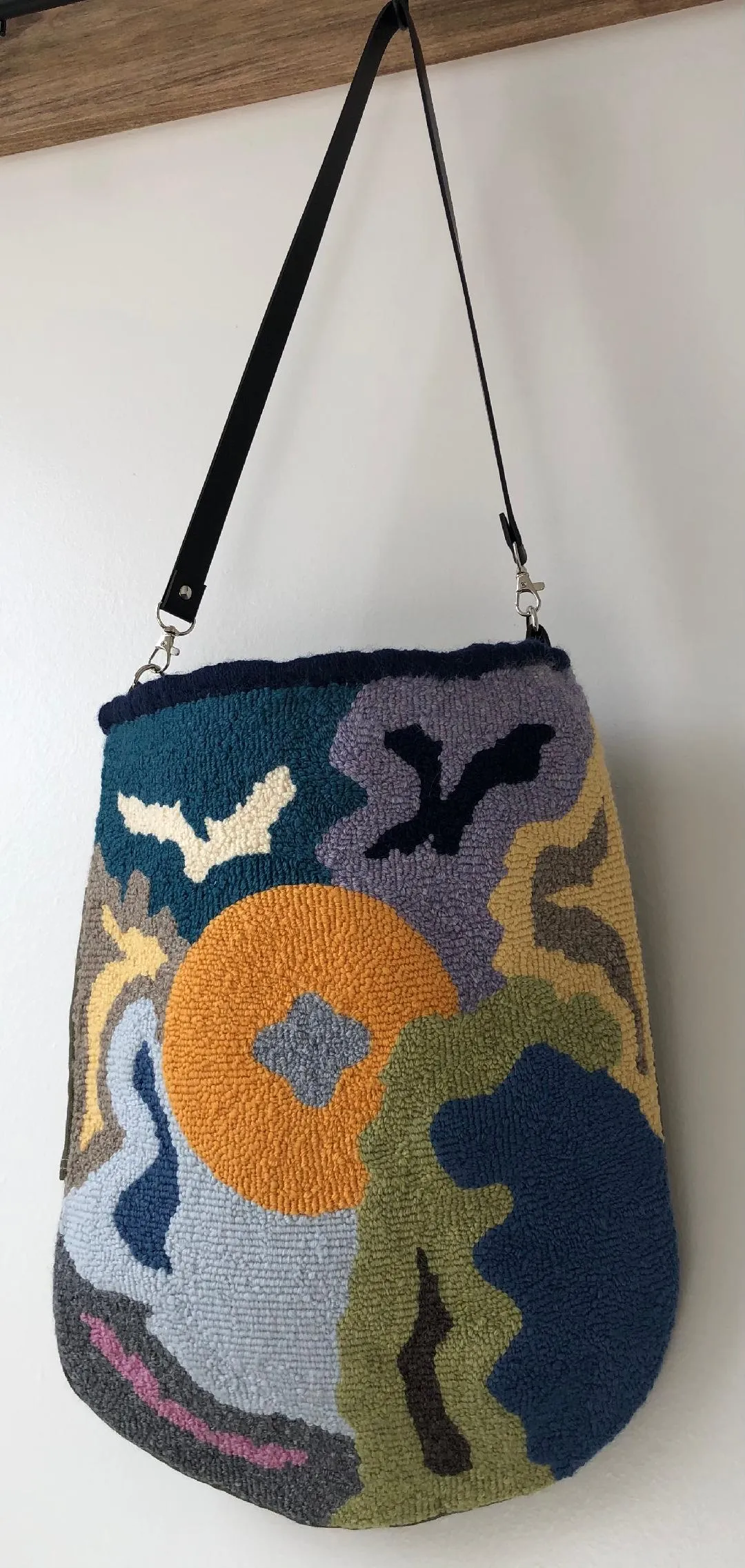 Punch Needle Tote Bag and Pouch
