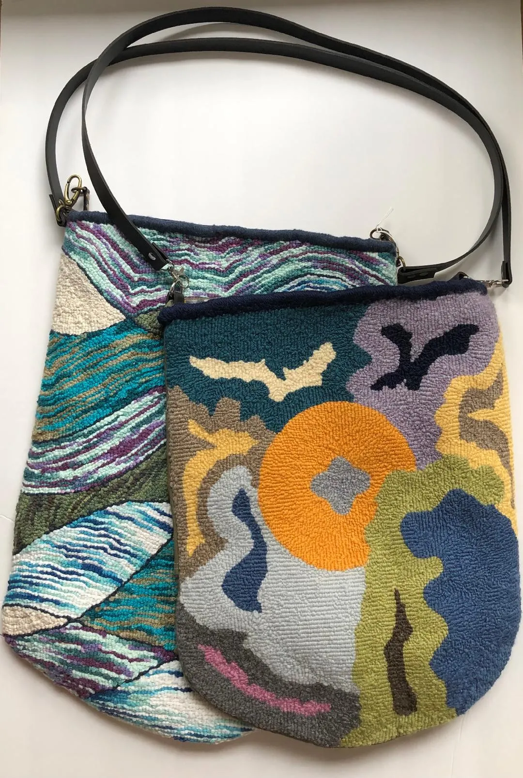 Punch Needle Tote Bag and Pouch