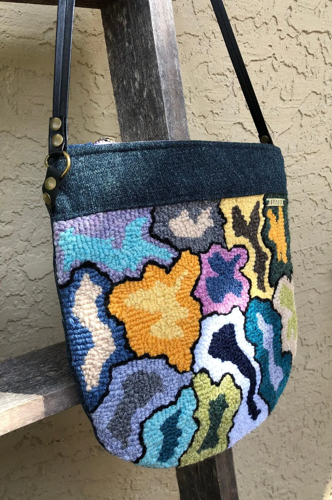 Punch Needle Tote Bag and Pouch