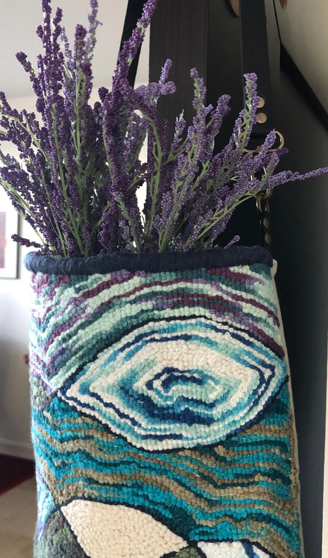 Punch Needle Tote Bag and Pouch