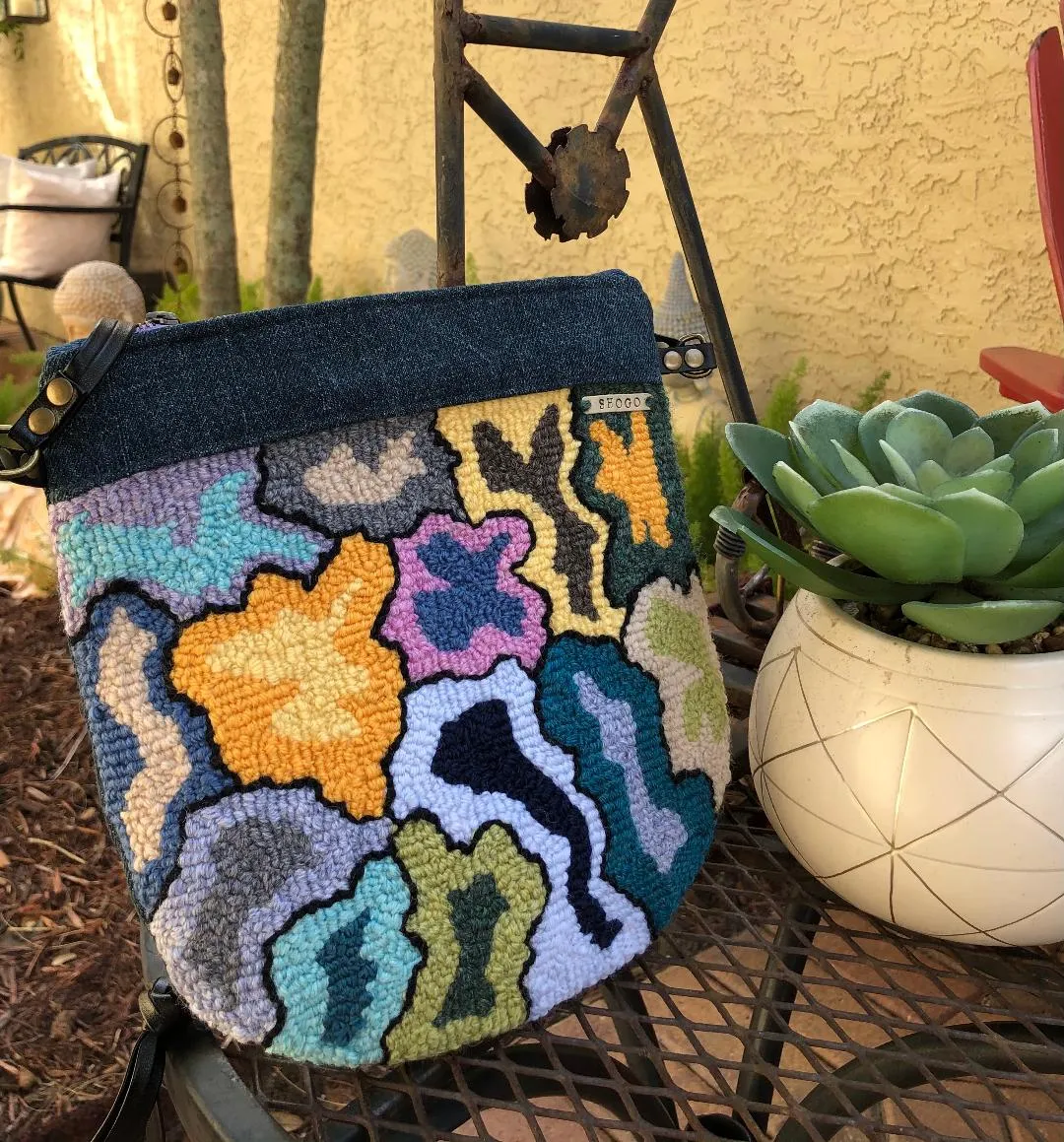 Punch Needle Tote Bag and Pouch