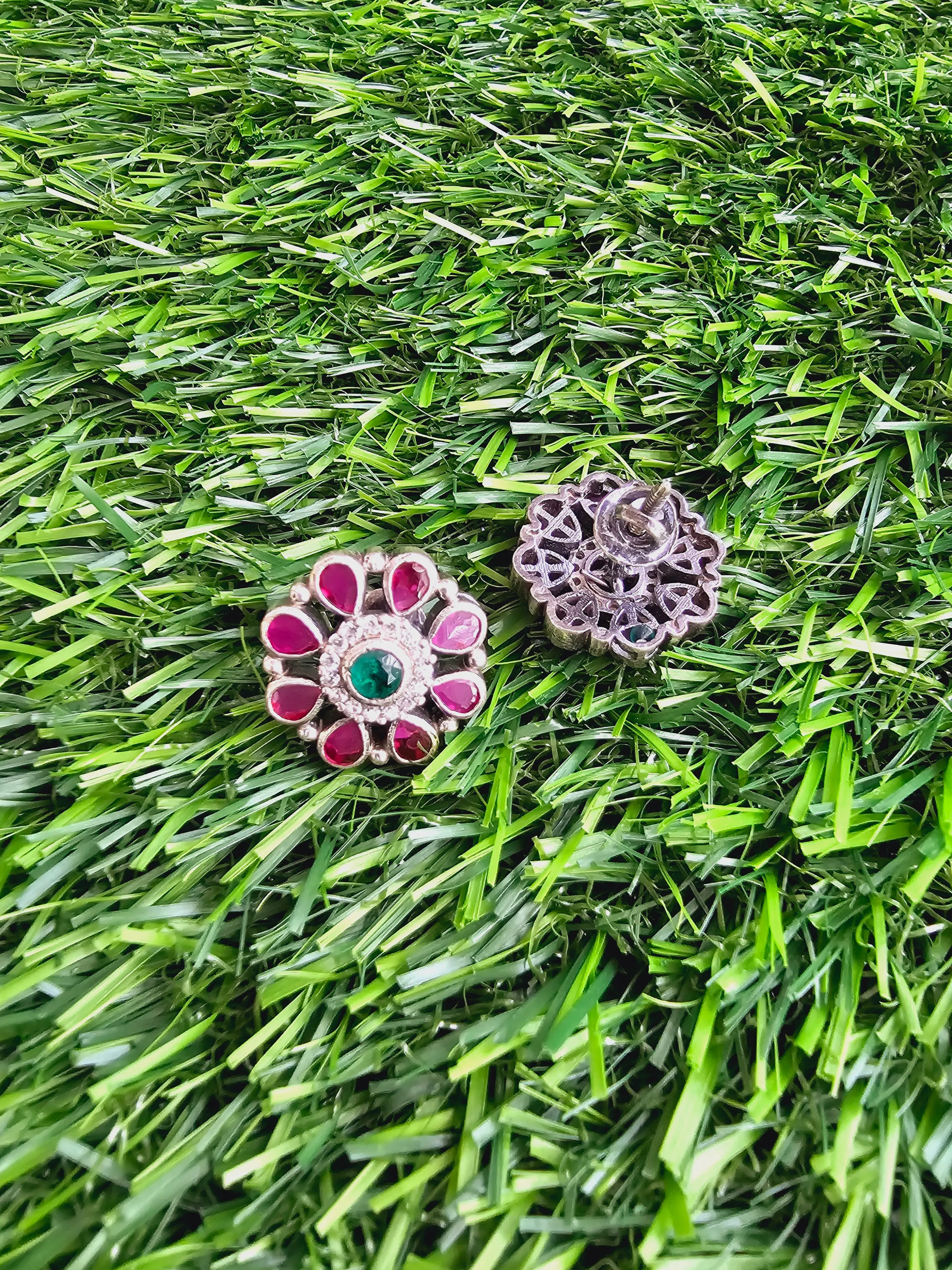 Pure 925 Silver Stud Earrings