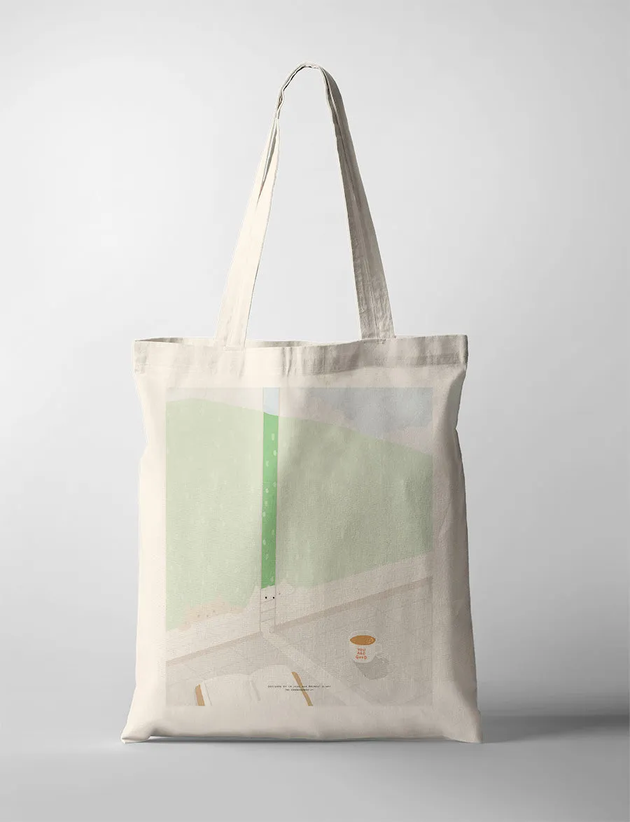 Quiet Moments with the Loving Savior {Tote Bag}