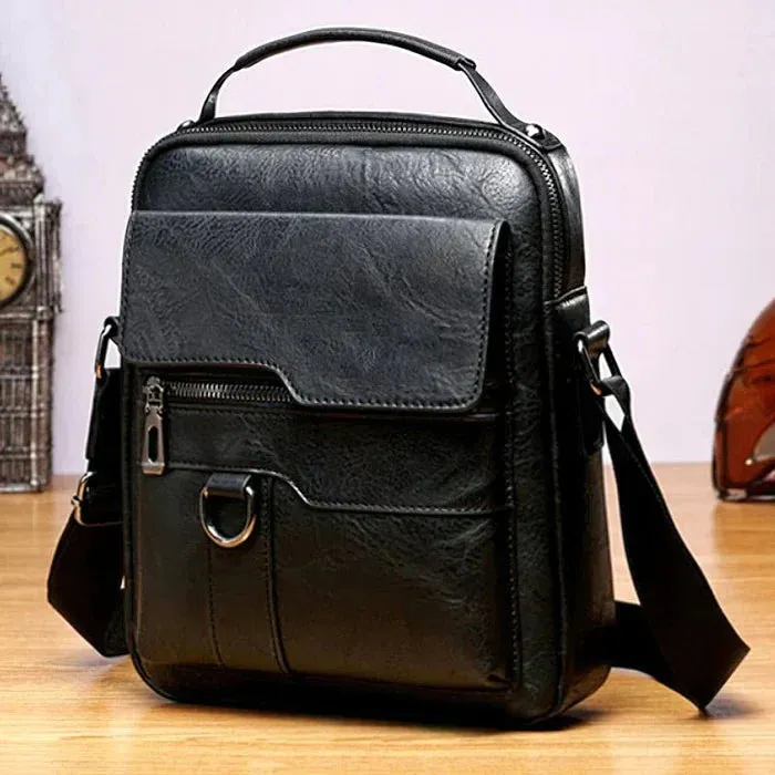 Quinn - Stylish Leather Messenger Bag