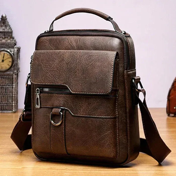 Quinn - Stylish Leather Messenger Bag