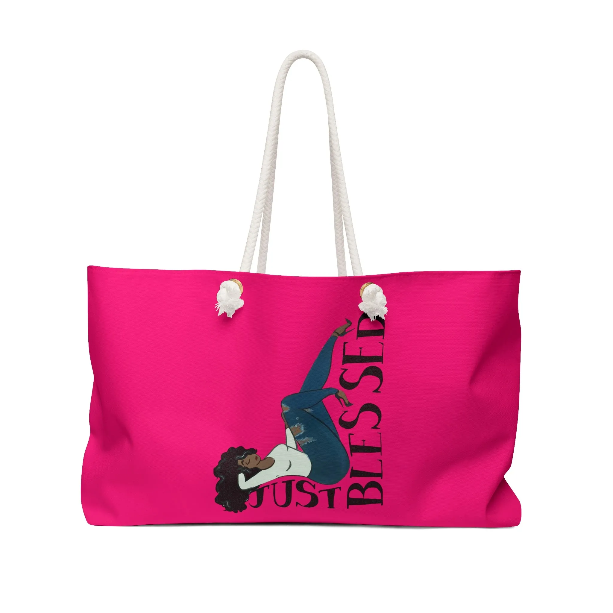 "Just Blessed" Weekender Bag