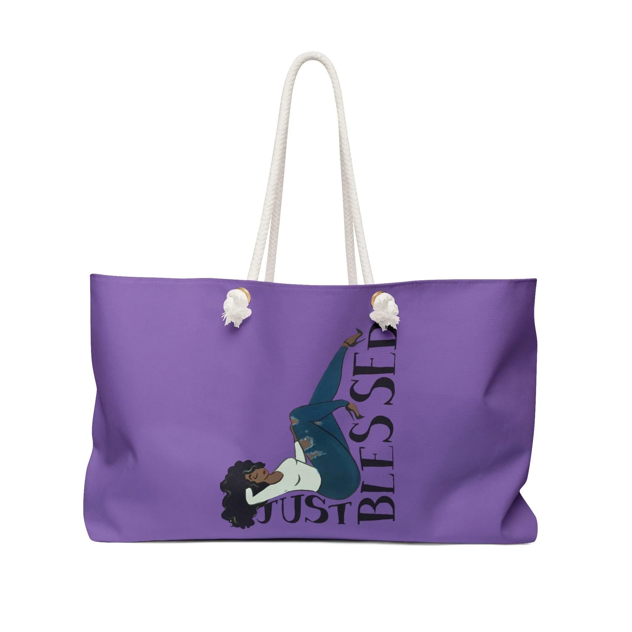 "Just Blessed" Weekender Bag