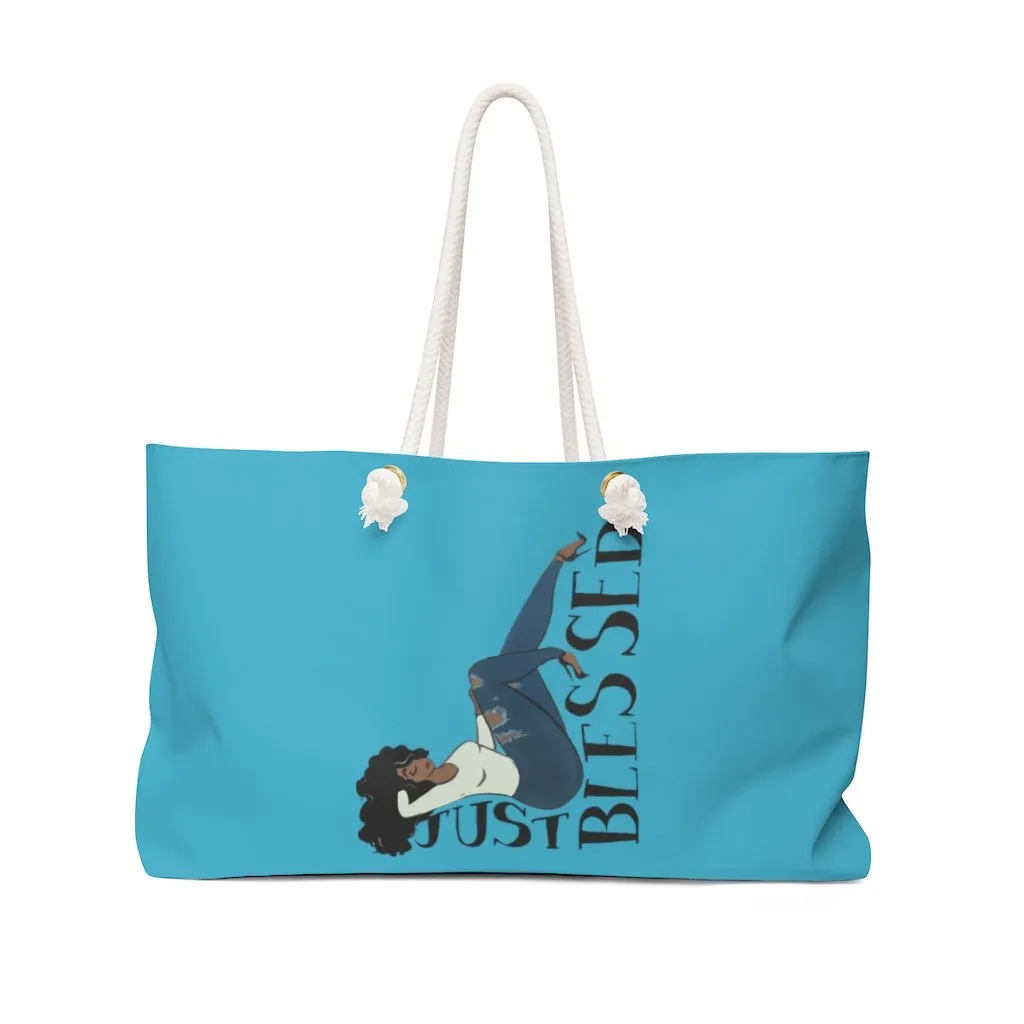 "Just Blessed" Weekender Bag