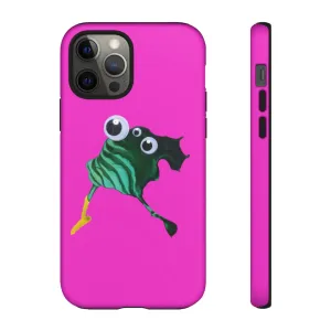 "Leapfrog" Fuchsia Tuffy Phone Case