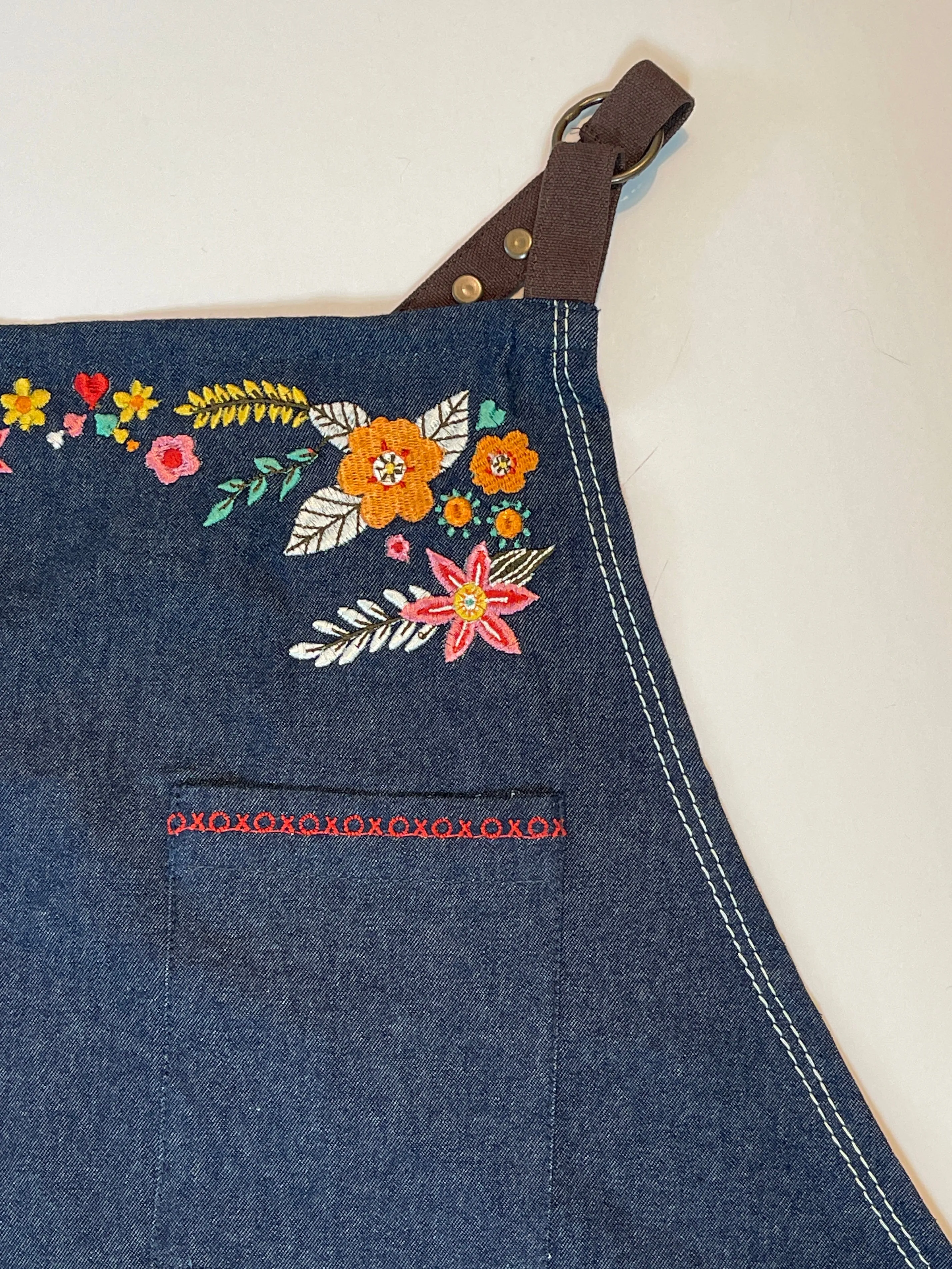 "Solstice" Denim Apron - Womens'