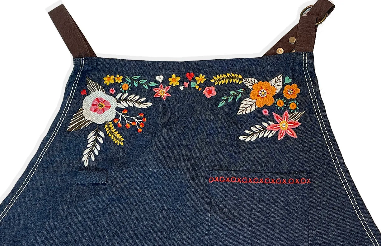 "Solstice" Denim Apron - Womens'