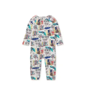 Raglan Baby Romper - Istanbul Miniature