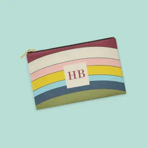 Rainbow Arc Personalized Zipper Pouch