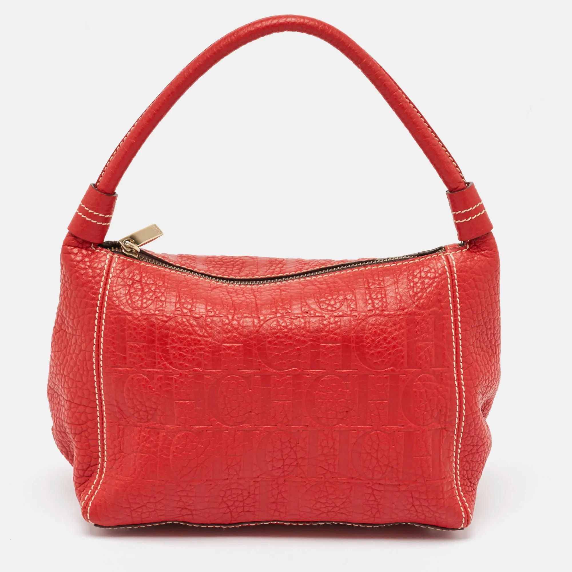 Red Leather Shoulder Bag