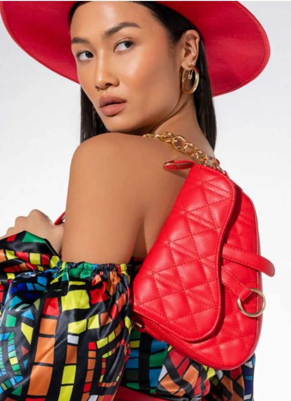 Red Saddle Bag
