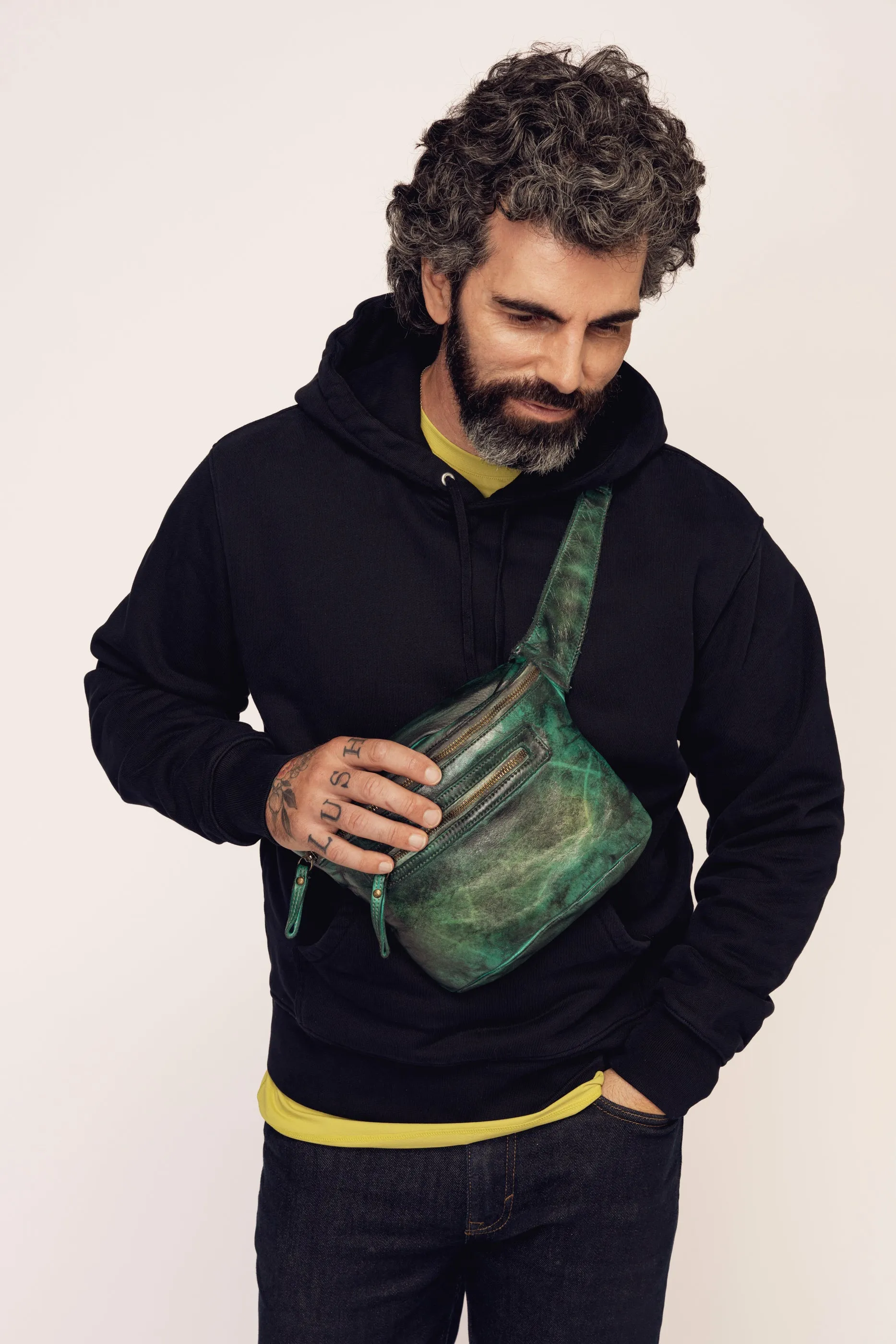 Rider Crossbody Sling Bag - Limited Edition - Gold Green - CANADA