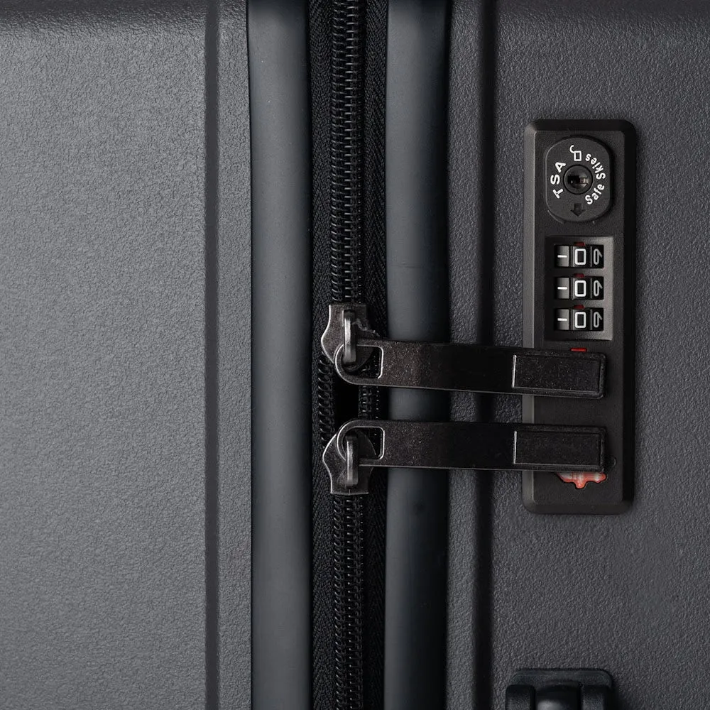 Robinsons Classic Large 28" Luggage - Hardside PP Extra Durable Quality - Dark Grey