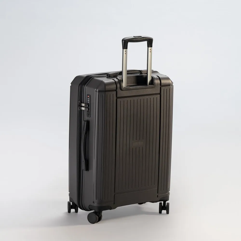 Robinsons Classic Large 28" Luggage - Hardside PP Extra Durable Quality - Dark Grey